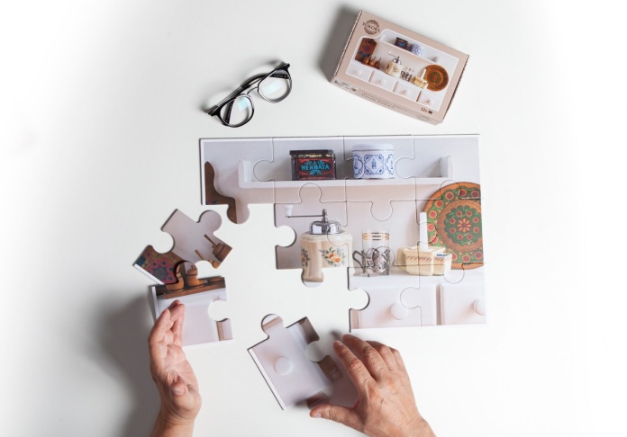 Puzzle Pokora 12 elementów terapia Alzheimera i demencji